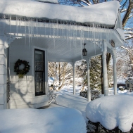 Snow Buried House