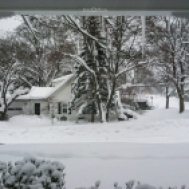 Winter View Front Porch